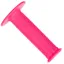 Lizard Skins Pyramid Flange Single Compound MTB Grips - Neon Pink